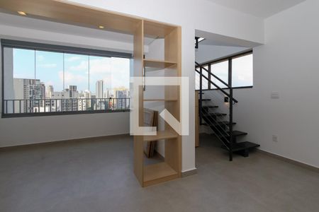 Sala de apartamento à venda com 1 quarto, 58m² em Jardim das Acácias, São Paulo