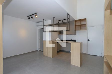 Sala de apartamento à venda com 1 quarto, 58m² em Jardim das Acácias, São Paulo