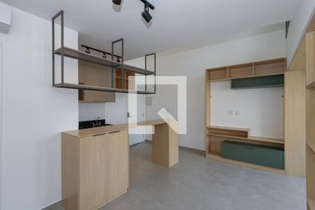 Sala de apartamento à venda com 1 quarto, 58m² em Jardim das Acácias, São Paulo