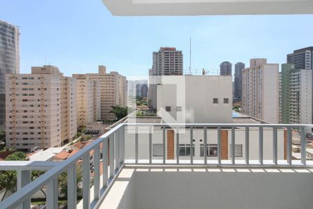 Varanda de kitnet/studio para alugar com 1 quarto, 20m² em Jardim das Acácias, São Paulo