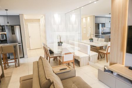 Sala - Sala de Jantar de apartamento à venda com 2 quartos, 66m² em Vila América, Santo André