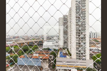 Quarto/Cozinha - vista de kitnet/studio para alugar com 1 quarto, 19m² em Brás, São Paulo