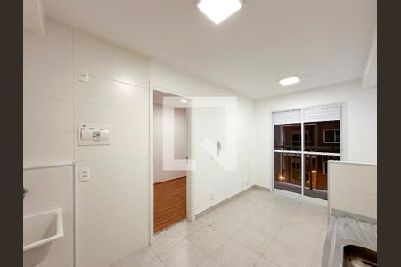 Sala/Cozinha de apartamento para alugar com 1 quarto, 28m² em Jardim Caravelas, São Paulo