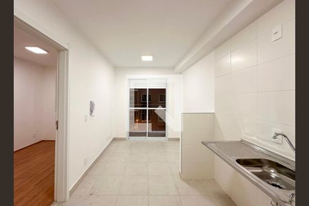 Sala/Cozinha de apartamento para alugar com 1 quarto, 28m² em Jardim Caravelas, São Paulo
