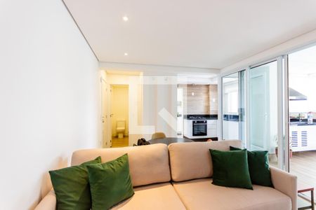 Sala de apartamento para alugar com 2 quartos, 78m² em Campestre, Santo André