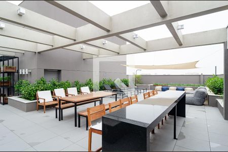 Studio para alugar com 27m², 1 quarto e sem vagaChurrasqueira