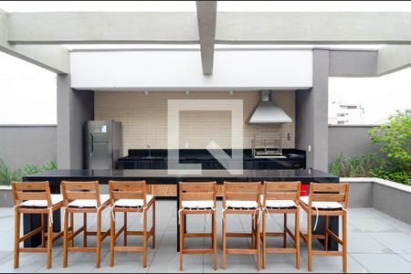 Studio para alugar com 27m², 1 quarto e sem vagaChurrasqueira