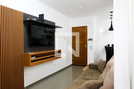 Sala de apartamento à venda com 2 quartos, 44m² em Vila Curuçá, Santo André