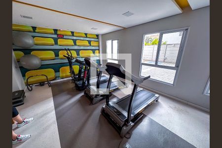 Apartamento para alugar com 33m², 1 quarto e sem vaga Apartamento para alugar com 33m², 1 quarto e sem vagaÁrea comum - Academia