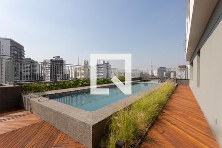 Studio para alugar com 25m², 1 quarto e sem vagaPiscina