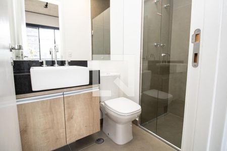 Studio para alugar com 45m², 1 quarto e 1 vaga Studio para alugar com 45m², 1 quarto e 1 vagaBanheiro