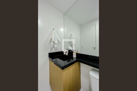Banheiro da Suíte de apartamento para alugar com 1 quarto, 28m² em Jardim da Glória, São Paulo