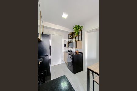 Cozinha de apartamento para alugar com 1 quarto, 28m² em Jardim da Glória, São Paulo
