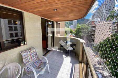 Varanda de apartamento à venda com 3 quartos, 124m² em Botafogo, Rio de Janeiro