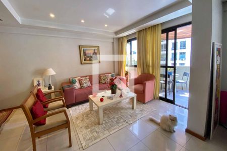 Sala de apartamento à venda com 3 quartos, 124m² em Botafogo, Rio de Janeiro