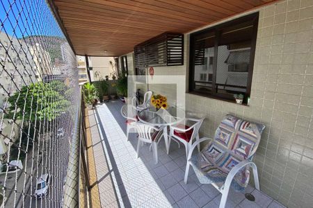 Varanda de apartamento para alugar com 3 quartos, 124m² em Botafogo, Rio de Janeiro