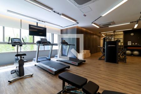 Studio para alugar com 24m², 1 quarto e sem vagaAcademia