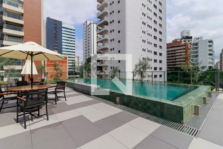 Studio para alugar com 24m², 1 quarto e sem vagaRooftop - Piscina