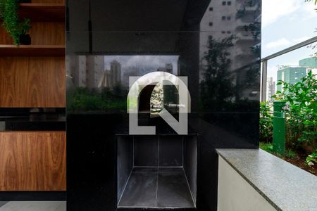 Rooftop - Churrasqueira de kitnet/studio para alugar com 1 quarto, 24m² em Campo Belo, São Paulo