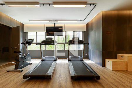 Studio para alugar com 24m², 1 quarto e sem vagaAcademia