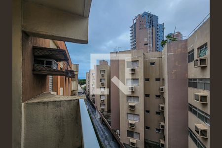 Vista da Sacada de apartamento para alugar com 2 quartos, 75m² em Jardim Vitoria, Guarujá