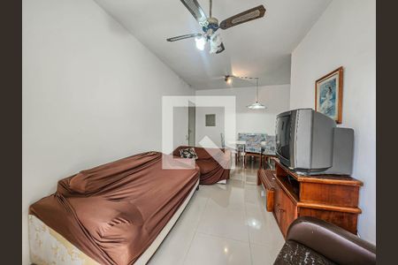 Sala de apartamento para alugar com 2 quartos, 75m² em Jardim Vitoria, Guarujá