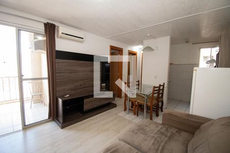 sala de apartamento à venda com 2 quartos, 46m² em Pinheiro, São Leopoldo