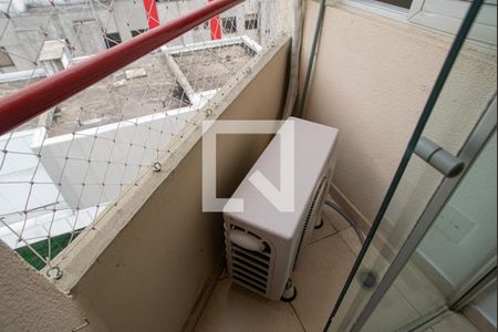 Studio à venda com 35m², 1 quarto e sem vagaVaranda da sala