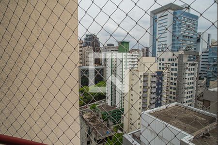 Vista do quarto de kitnet/studio à venda com 1 quarto, 35m² em Bela Vista, São Paulo