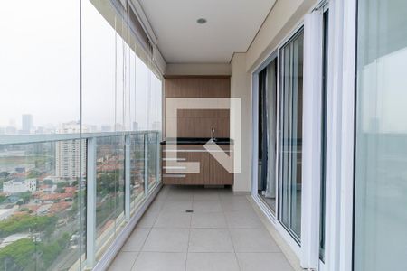 Sala - Varanda de apartamento para alugar com 1 quarto, 48m² em Vila Gertrudes, São Paulo