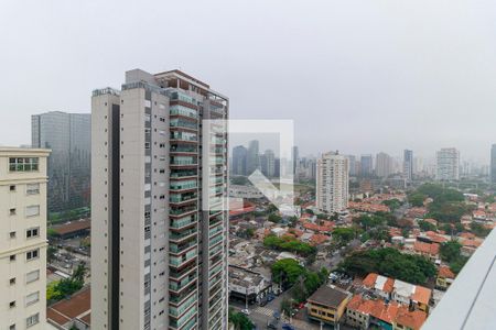 Sala - Vista de apartamento para alugar com 1 quarto, 48m² em Vila Gertrudes, São Paulo