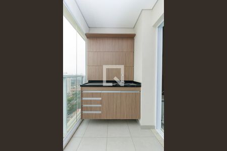 Sala - Varanda de apartamento para alugar com 1 quarto, 48m² em Vila Gertrudes, São Paulo