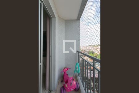 Varanda da Sala  de apartamento à venda com 2 quartos, 51m² em Cidade Líder, São Paulo