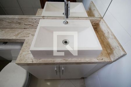 Banheiro da Suíte 1 de casa para alugar com 2 quartos, 93m² em Jardim Eucalíptos, Sorocaba