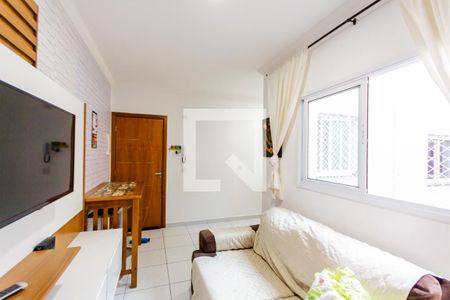 Sala de apartamento à venda com 2 quartos, 73m² em Parque João Ramalho, Santo André