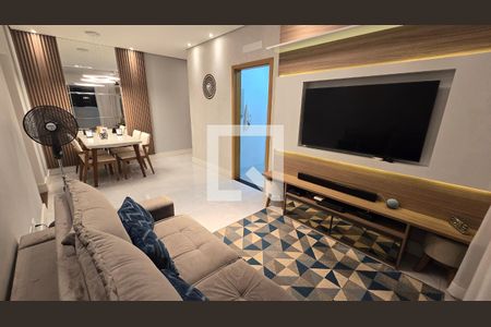 Sala de apartamento para alugar com 2 quartos, 82m² em Campo Grande, Santos