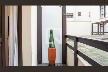 Studio à venda com 27m², 1 quarto e sem vagaVaranda