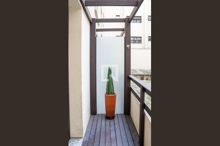 Studio à venda com 27m², 1 quarto e sem vagaVaranda