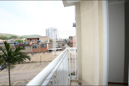 Varanda da Sala de apartamento para alugar com 2 quartos, 52m² em Irajá, Rio de Janeiro