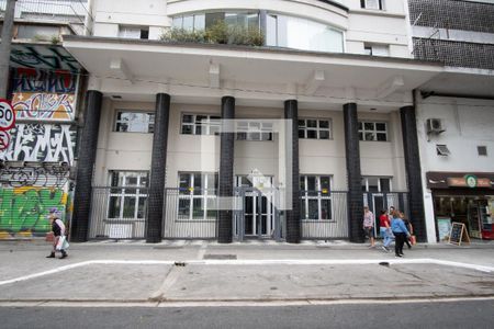 Studio à venda com 51m², 1 quarto e sem vagaFachada e portaria