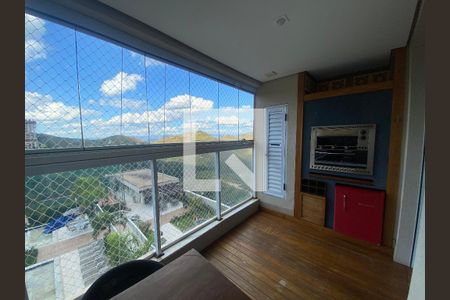 Varanda de apartamento à venda com 3 quartos, 86m² em Vila da Serra, Nova Lima