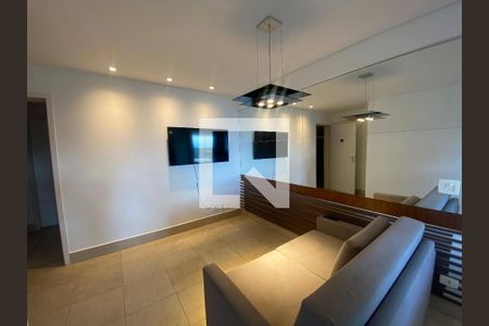 Sala de apartamento à venda com 3 quartos, 86m² em Vila da Serra, Nova Lima