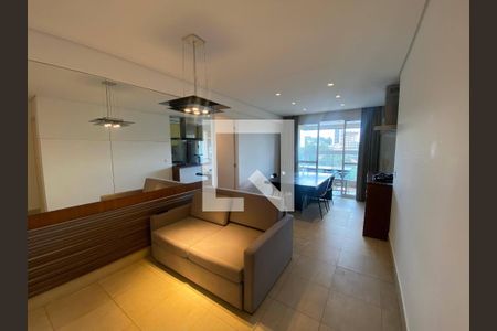 Sala de apartamento à venda com 3 quartos, 86m² em Vila da Serra, Nova Lima