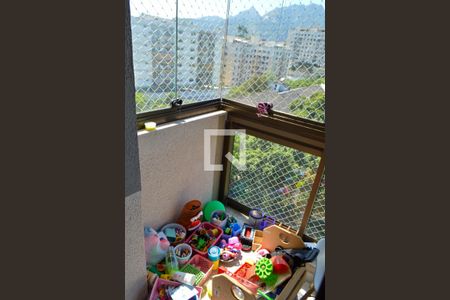 Varanda da Sala 1 de apartamento à venda com 3 quartos, 125m² em Pechincha, Rio de Janeiro