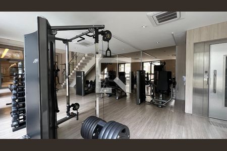 Apartamento para alugar com 44m², 1 quarto e 1 vaga Apartamento para alugar com 44m², 1 quarto e 1 vagaAcademia