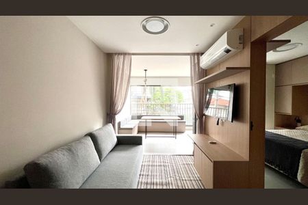 Sala de apartamento para alugar com 1 quarto, 44m² em Paraíso, São Paulo