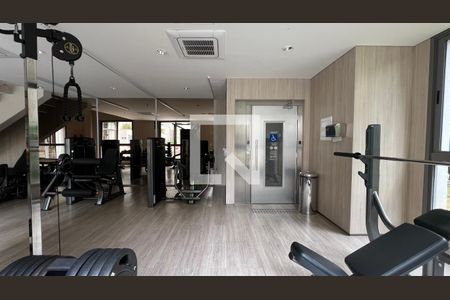 Apartamento para alugar com 44m², 1 quarto e 1 vaga Apartamento para alugar com 44m², 1 quarto e 1 vagaAcademia