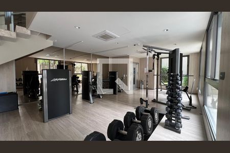 Apartamento para alugar com 44m², 1 quarto e 1 vaga Apartamento para alugar com 44m², 1 quarto e 1 vagaAcademia