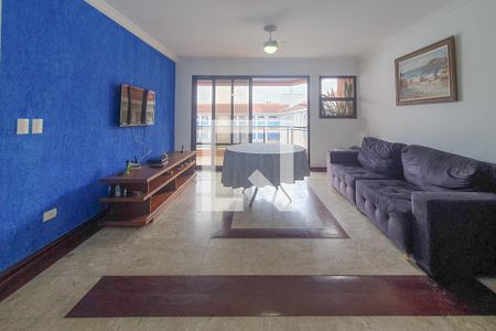 Sala 1 de apartamento para alugar com 3 quartos, 137m² em Jardim Tejereba, Guarujá