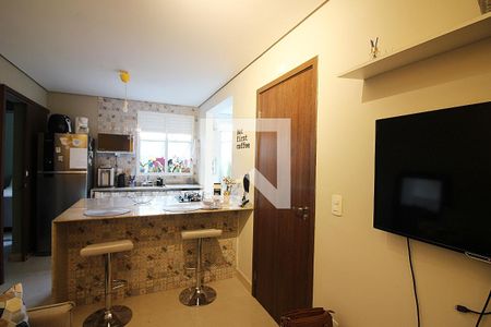 Sala de apartamento à venda com 1 quarto, 44m² em Nova Petró13polis, São Bernardo do Campo